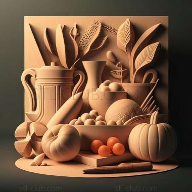 3D model still life (STL)